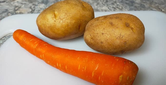 wortel dan kentang